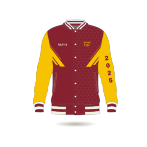 maroon matric jacket design. We manufacture fully sublimated matric jacket. Supplying to schools, churches, and organisations. Matric Jacket by Your Trusted Supplier in South Africa